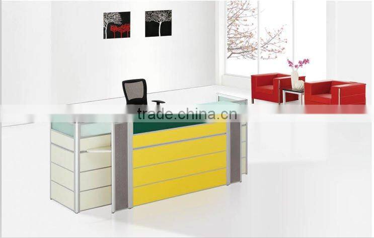 TG011 new design modern commercial front desk with 320#screen