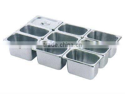 1/9 American Stainless steel gastronom pans