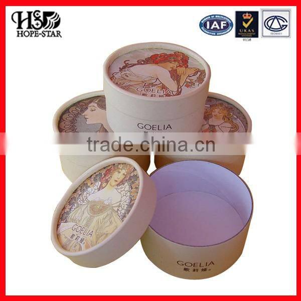 Fancy Customized Paper Tube With Custom Printed, candle paper tube packaging