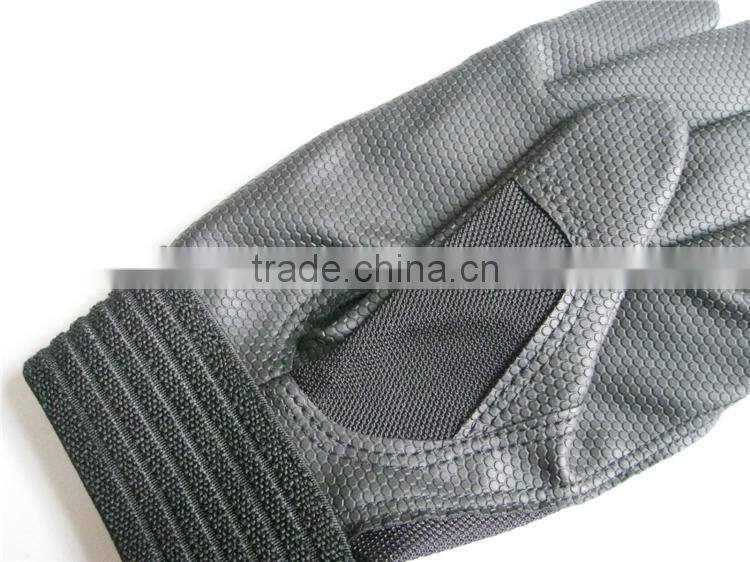 Hot Sale PU Leather Black Hand Gloves For Construction Work