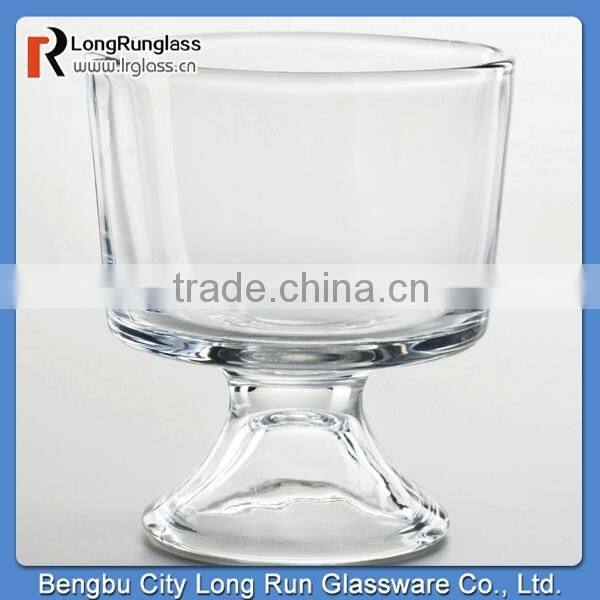 LongRun China New Products Glass Cake Stand for Special Event Fancy Glass Tableware with OEM Design