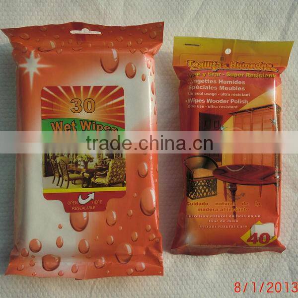 FURNITURE/HOUSEHOLD CLEANING WET WIPES, CLEANING TOWEL, TUBE CANISTER PACK