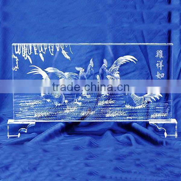 Fashion Love shape sublimation funny crystal photo frame for wedding gift