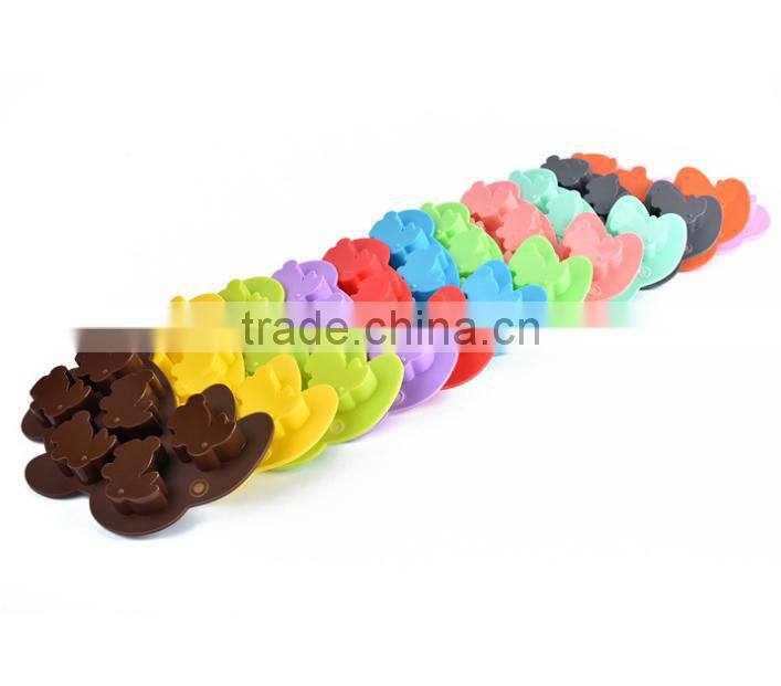 Animal silicone ice cube tray mini rabbit shaped ice maker