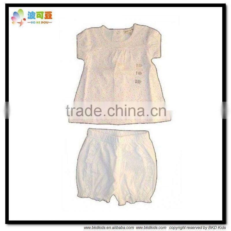 BKD 2015 new arrival europe style baby girl garment sets