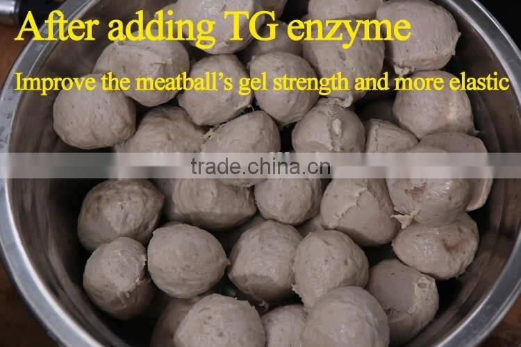 Food additive transglutaminase meat binder