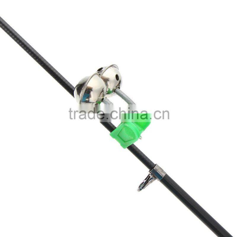 5Pcs Big Twin Bells Fishing Bite Alarm Clip on Fishing Rod Fishing Accessory