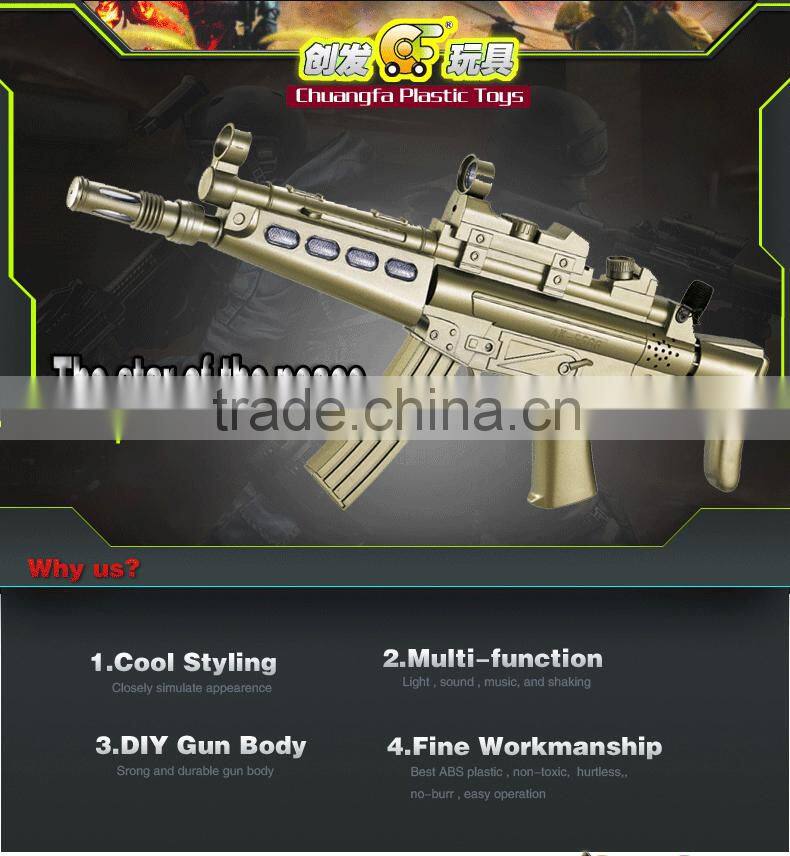 Wholesale plastic sound gun toys for boy promotion gift toys
