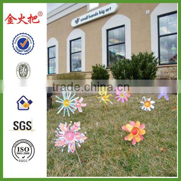 QUANZHOU Crafts Metal plant stake frog design outdoor garden decor for sale