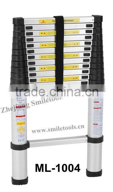 EN131-6 SGS Aluminium telescopic ladder with safty-lock