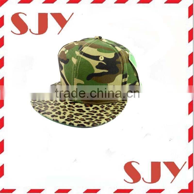 Blank Leopard Fashion Green Camo Snapback Vintage Hats Caps