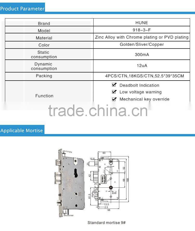 korea rfid digital fingerprint door lock for apartment
