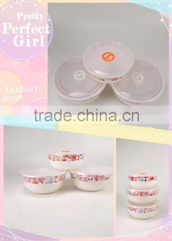 plastic sets of bowls