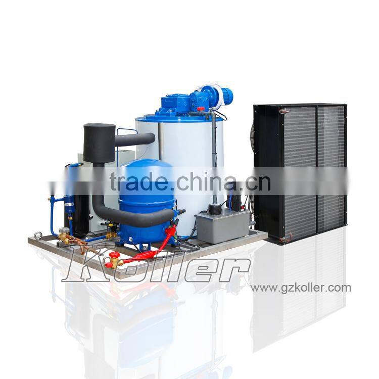 Dry ice making machinery 1 ton/day with ice bin for fishing from China supplier Koller