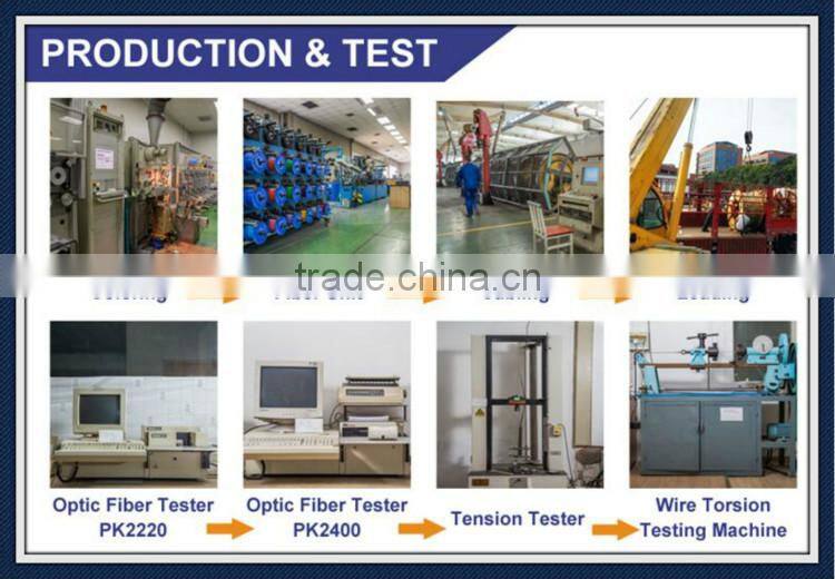 Factory price stranded opgw 28 core single mode fiber optic cable