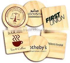 Customized Bamboo Table Mats, Bar Coaster with Special Logo