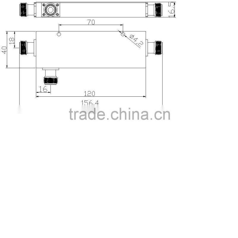 800-2700MHz RF Directional Coupler with N-Female connector