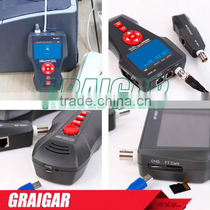 Original Noyafa English version Multi-functional Network Cable Tester LCD Cable length Tester Breakpoint Tester NF-8601A