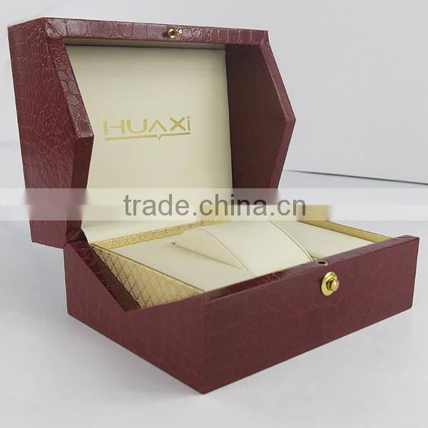 2016 New Design Special Crocodile Wood Watch Box