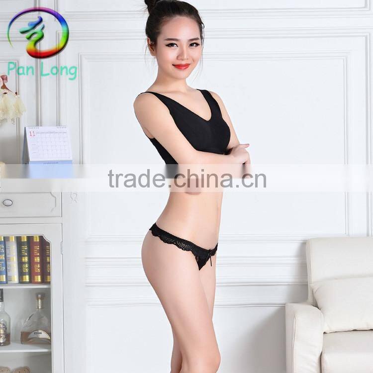 2015 sexy thong Women lace v-string tanga for young girls