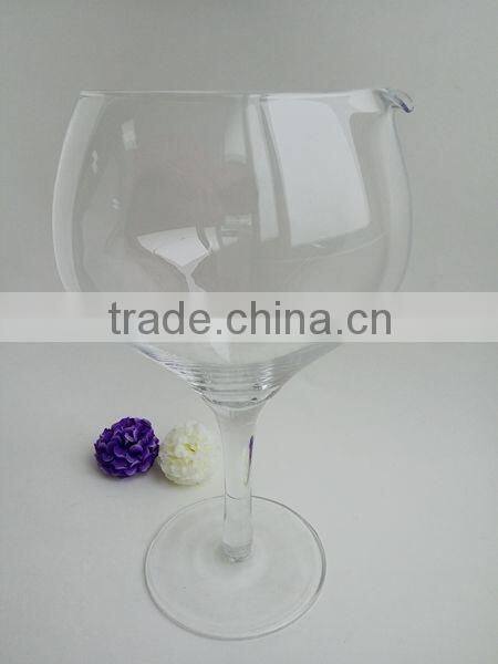Crystal clear glass decanter from Cattelan Glassware