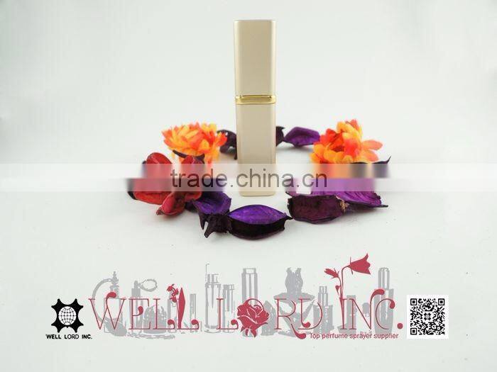 5ml elegant silver screen printing aluminum purse atomizer