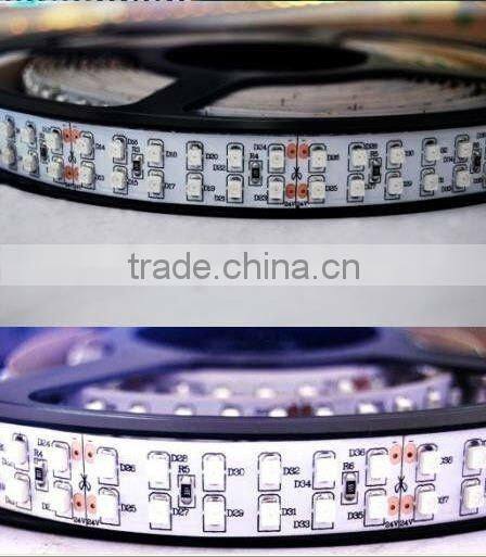 240LED/m 12V 24V SMD 3528 non-waterproof blue double row flexible LED strip light