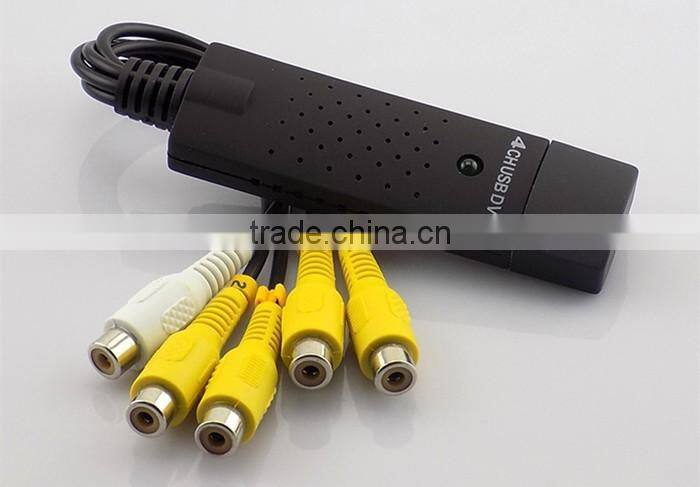 4CH USB 2.0 Video Capture Adapter DVR Card Easier Cap Card Audio AV Video Converter Capture Card Support Window XP/Vista/Win7