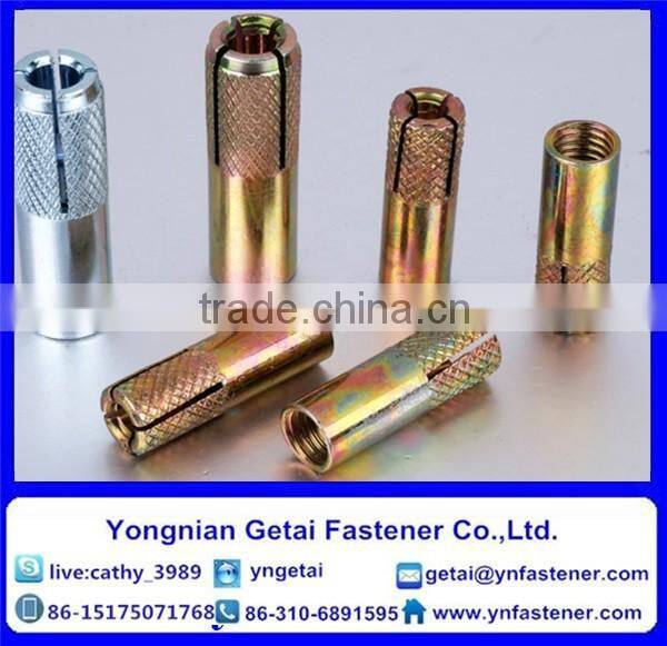 Drop In Anchor carbon steel Galvanized yellow zinc plated HDG