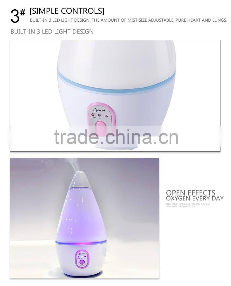 LED light aeration aroma ulrtasonic diffuser GL-22 11E