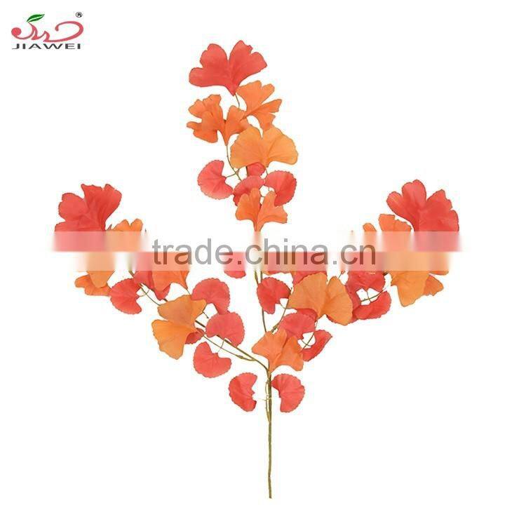 2016 YIWU Arts&Crafts fabric wholesale indoor artificial leaves