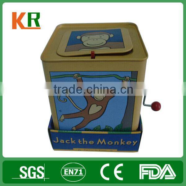 Kids Gift Boxes Union Flag Tinplate Music Box for cookie