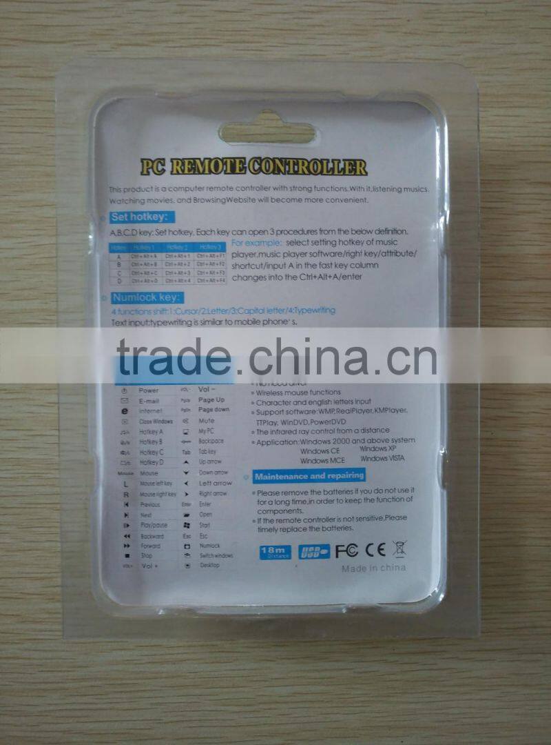 Original universal remote control for PC remote control FOR WINDOW2000 WINDOW XP WINDOWMCE WINDOW VISTA