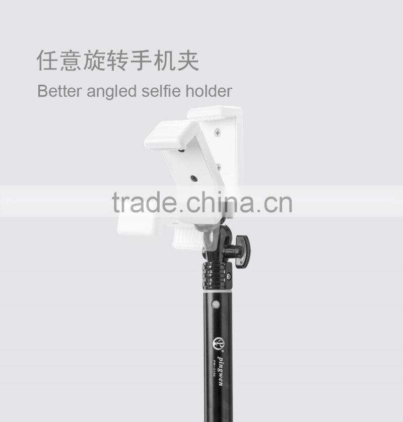 Hot sale aluminum material selfie stick popular mini monopod made in China