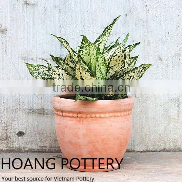 Large Round Terracotta Flower Pot / Planter Wholesale