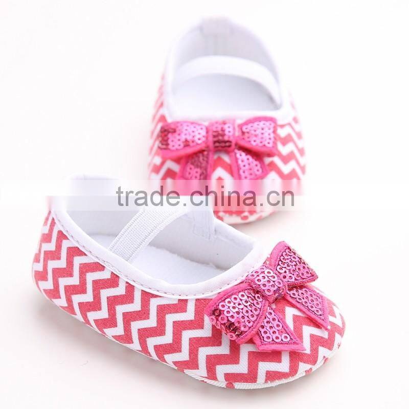 2016 children knitting cloth cute bow baby dress shoes