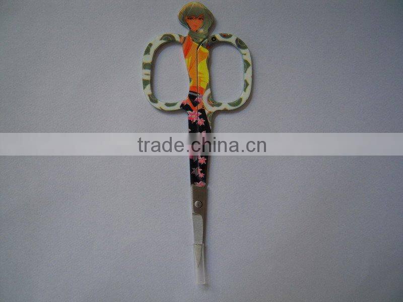 Fancy lady stainless steel cuticle scissors