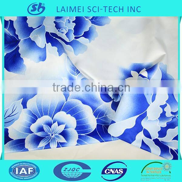 Superior quality100% polyester satin fabric of disperse printing from Chinese factory