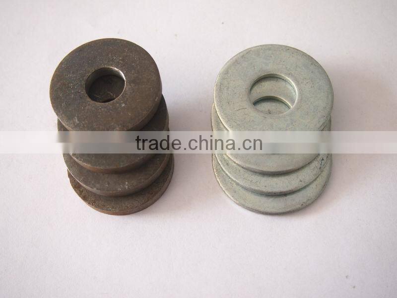 Various size galvanized carbon steel flat washer, steel washer