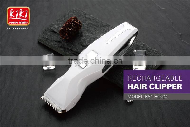 Rechargeable waterproof Hair Clipper.Zinc-plated titanium.NI-MH battery.professional.Hair Trimmer. ceramic blade