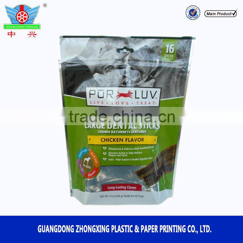 Window Plastic Food Packaging Bags With Zip lock Bags Aluminum Foil Packaging bag