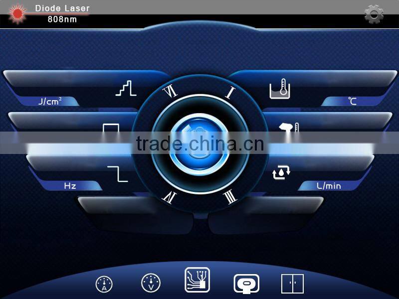 2015 Best technology Beauty machine hair removal diode laser 808nm 755nm