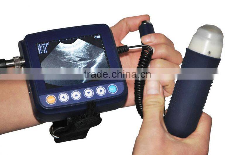2015 Professional Veterinary ultrasound scanner vet animal use for pregnancy multi-frequency waterproof probe with Aluminum box