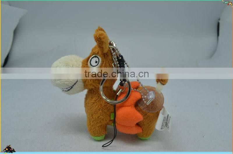 animal toy keychain/plush keychain toy custom/cute plush toy keychain