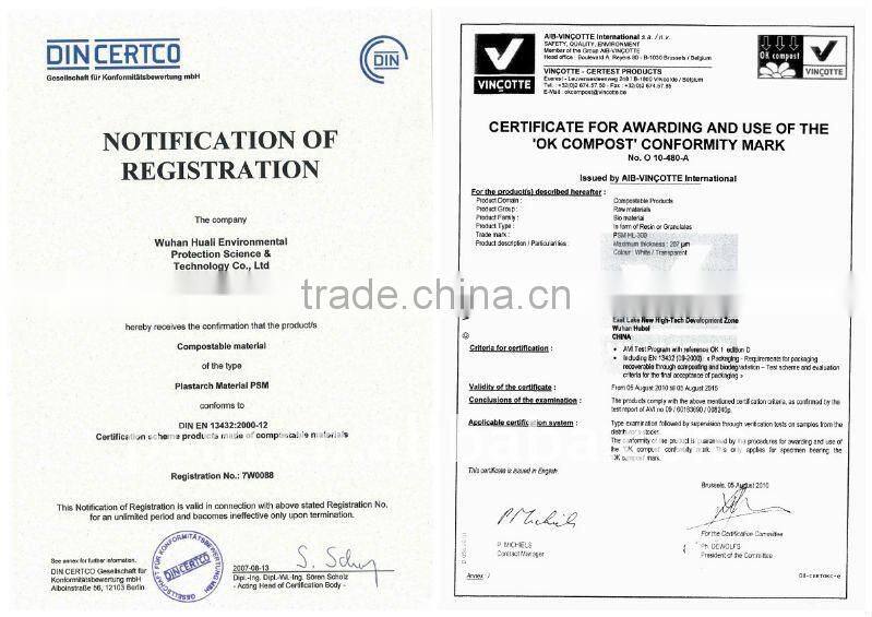 Made from cornstarch 100 biodegradable cup