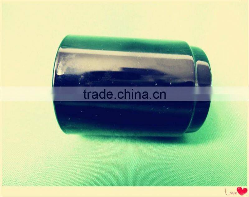 8oz Glass Package Coffee Cup /Black Glass Drinkware Cup with Handle Mug