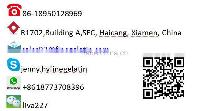 Hydrolysed gelatin protein foaming agent