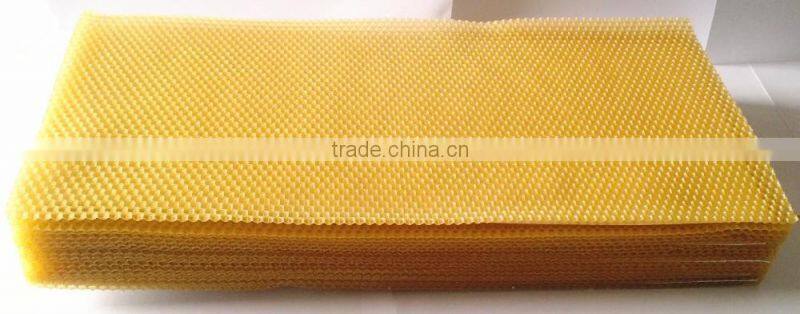 2016 bee keeping use beeswax foundation sheet/hot sale bee foundatoin sheet