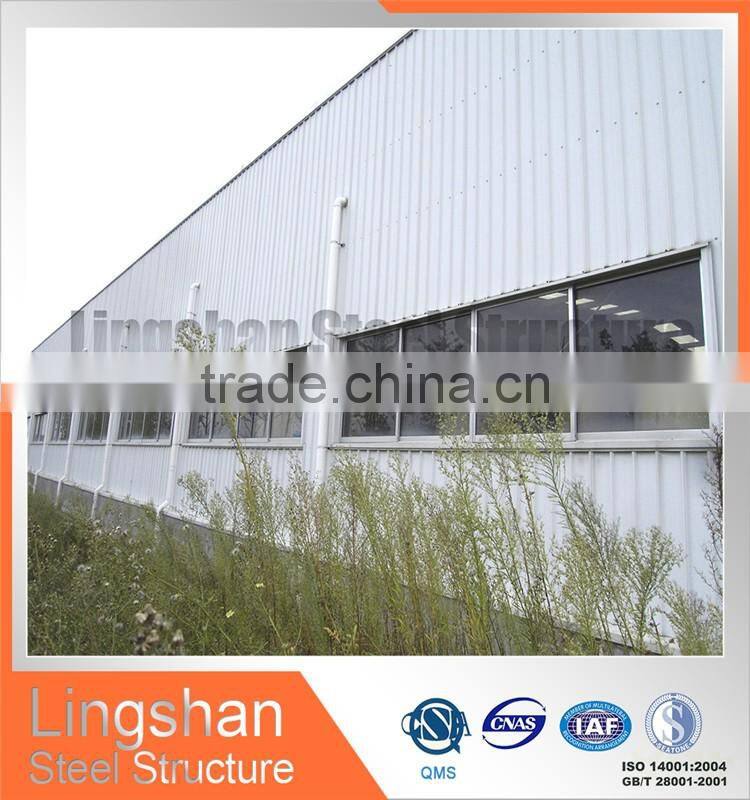 light prefab workshop steel structural drawing