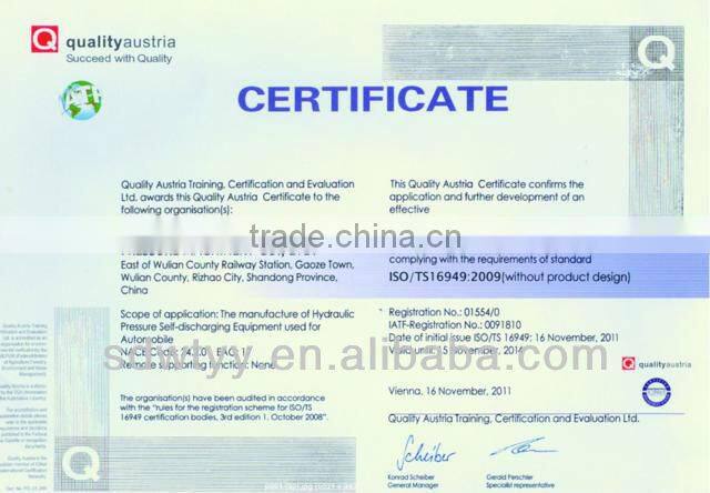 hydraulic cylinder 150 t made in china